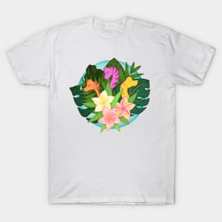 Brachiosaurus Bouquet T-Shirt